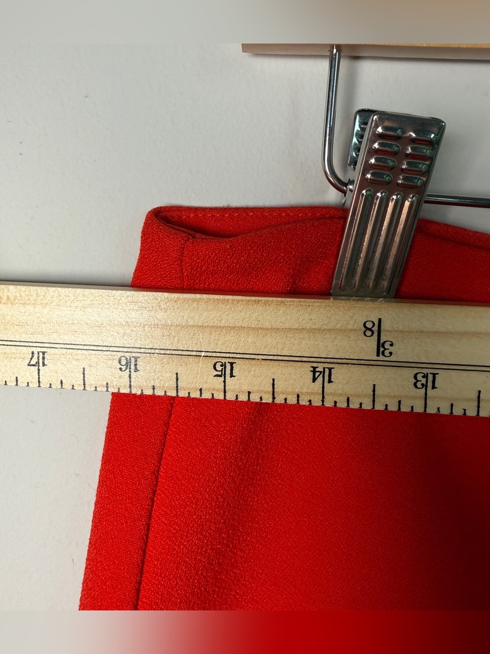 Maje Paris Red Crepe Tulip Mini Skirt Size US 8 | French Girl Parisian Designer - Picture 9 of 10